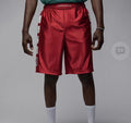 Jordan Brooklyn Cat Scratch Loose Fit Shorts Men's Red/White Size L HV0560-687