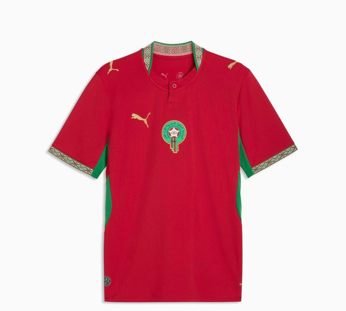 Men’s Puma Morocco Soccer Red Jersey World Cup Size Large