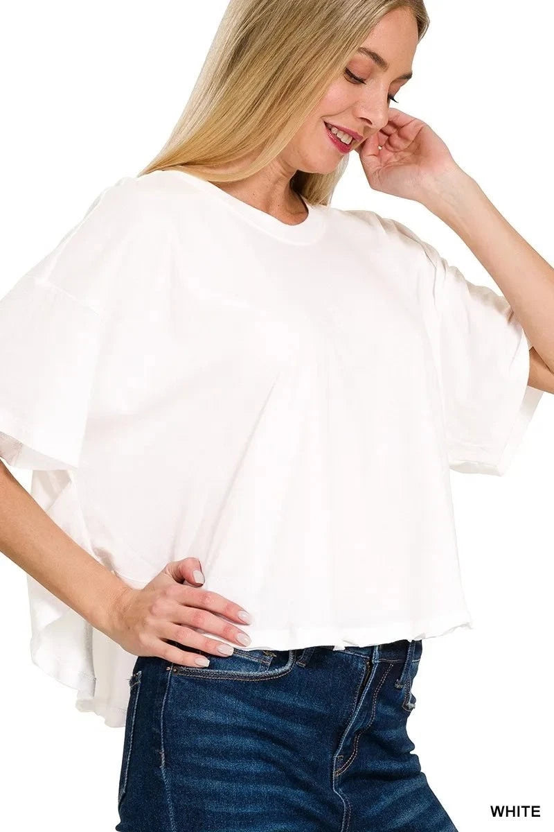 Zenana Cotton Round Neck Short Sleeve T-Shirt