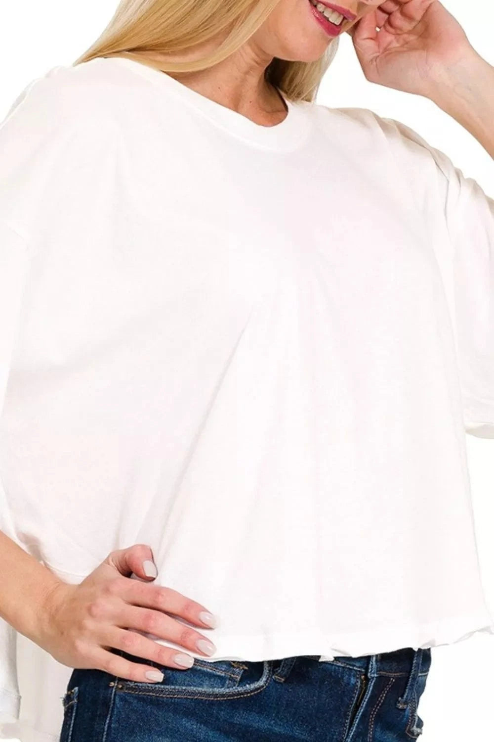 Zenana Cotton Round Neck Short Sleeve T-Shirt