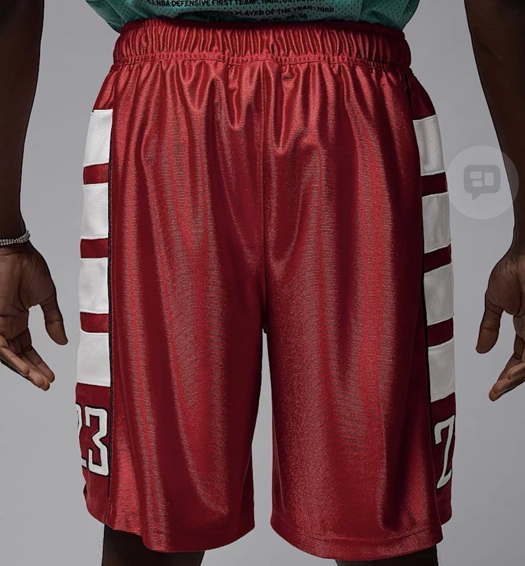 Nike Jordan Brooklyn Cat Scratch Shorts Mens Red White S NWT HV0560-687