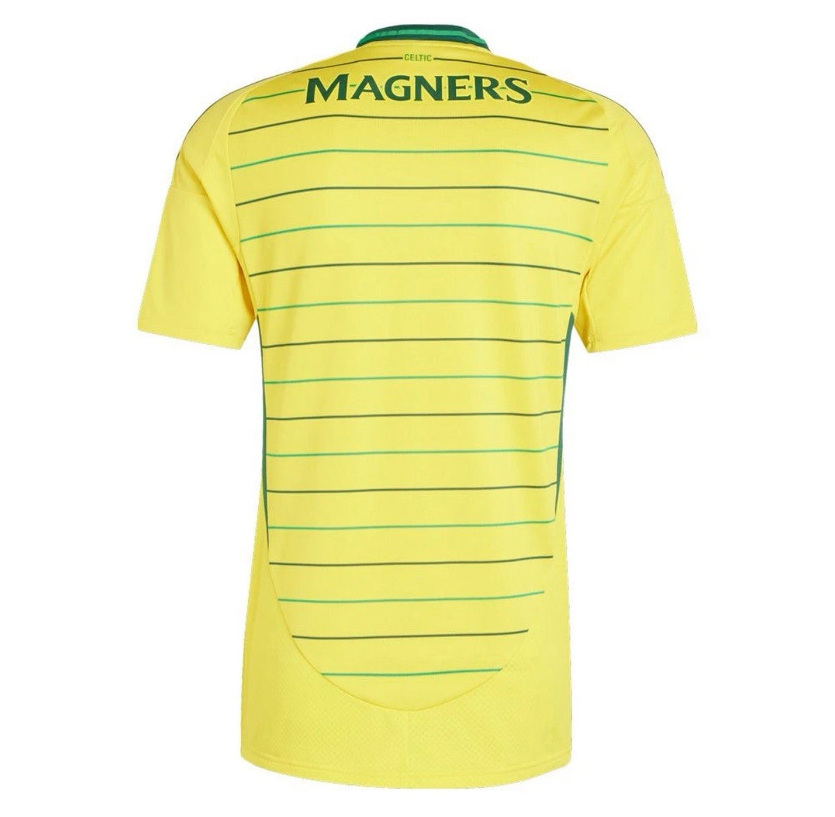 adidas Celtic FC Soccer Jersey Mens XL Yellow/Green Patch Aeroready IU1315
