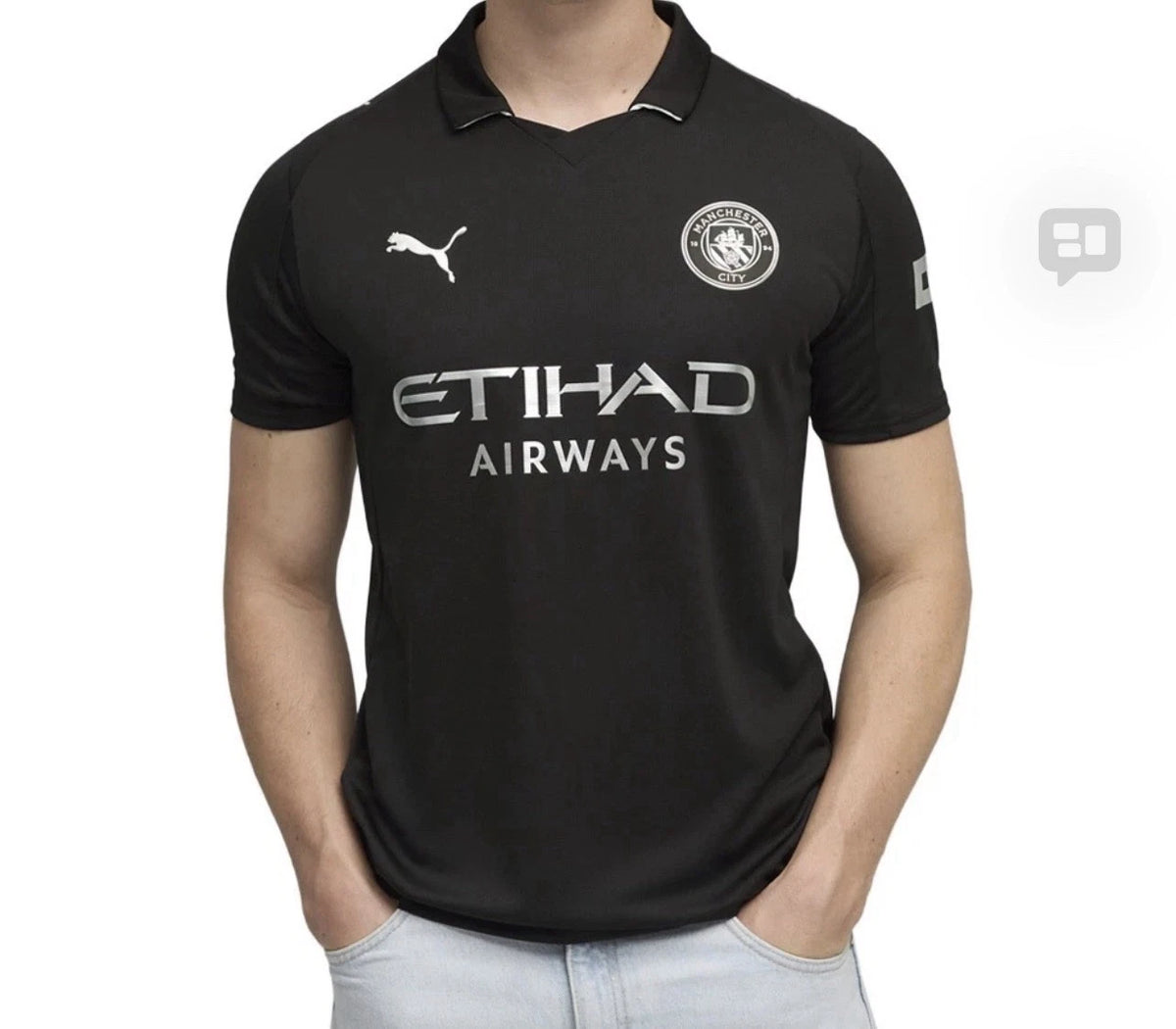 Puma 2025-26 Manchester City Womens Stadium Away Soccer Jersey 2XL