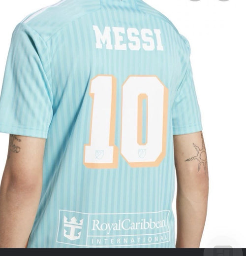 adidas Inter Miami Third #10 Messi Soccer Jersey Mens 2XL JE6078