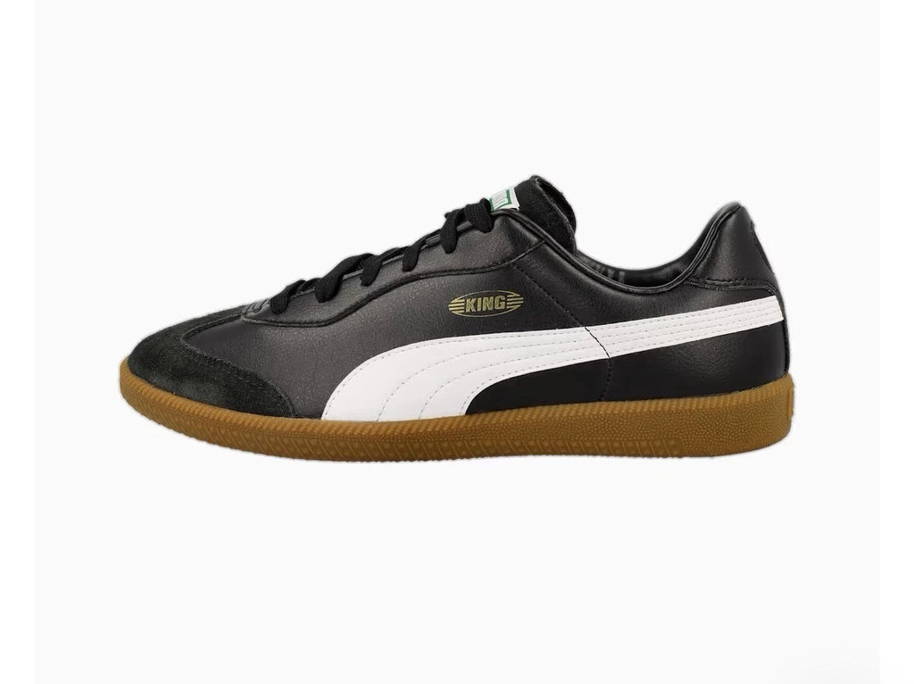 Puma King 21 IT Soccer Cleats Black White Gum Size 13