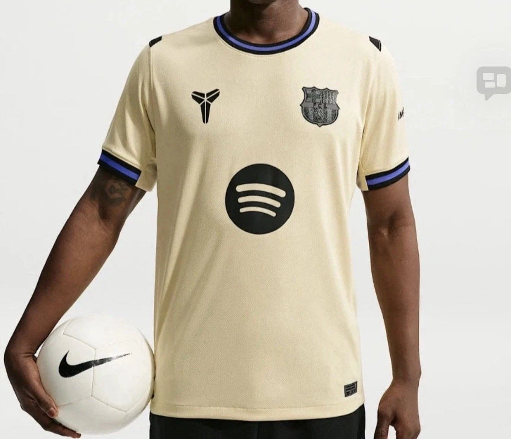 Nike Kobe Bryant FC Barcelona Men Soccer Jersey HJ4603-785 Stadium Away XXL