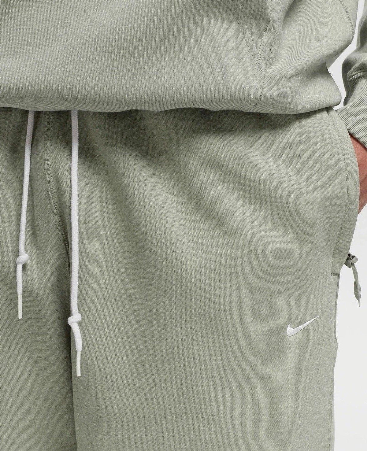 Nike Sportswear Solo Swoosh Fleece Pants Light Green DX1364-370 Men XL