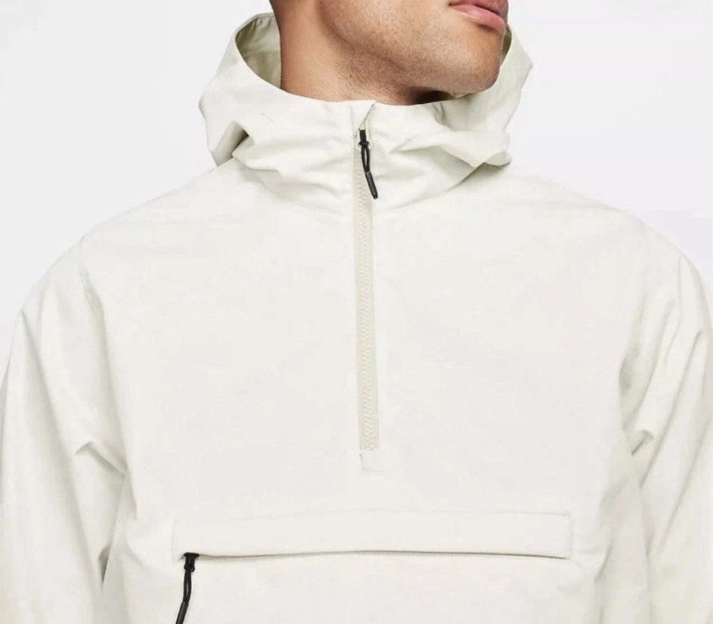 Nike Repel Unscripted Anorak 1/4 Zip Golf Light Bone Jacket FJ6816-072 Men Sz M