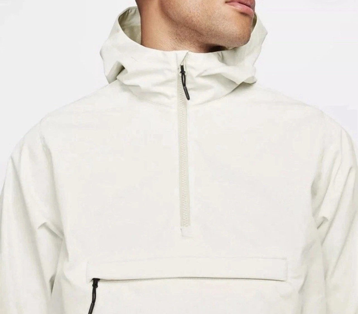 Nike Repel Unscripted Anorak 1/4 Zip Golf Light Bone Jacket FJ6816-072 Men Sz M