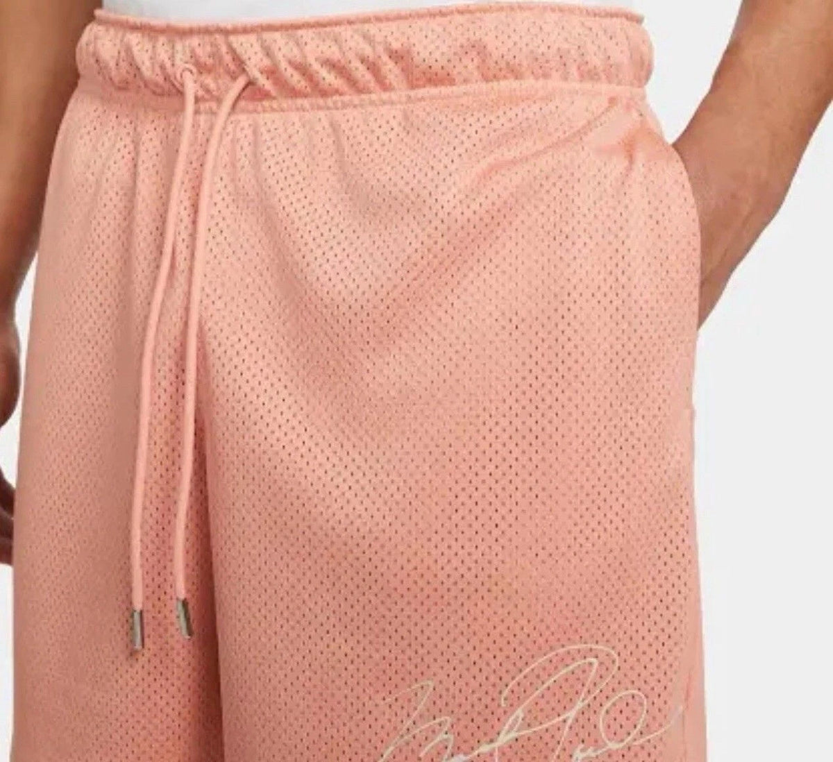 Jordan Essentials Mesh Shorts Light Madder Root DH9048 824 Size L