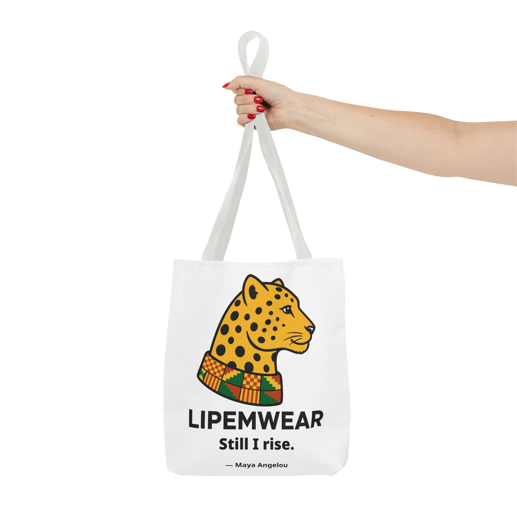 Lipemwear Kente Cheetah Tote Bag