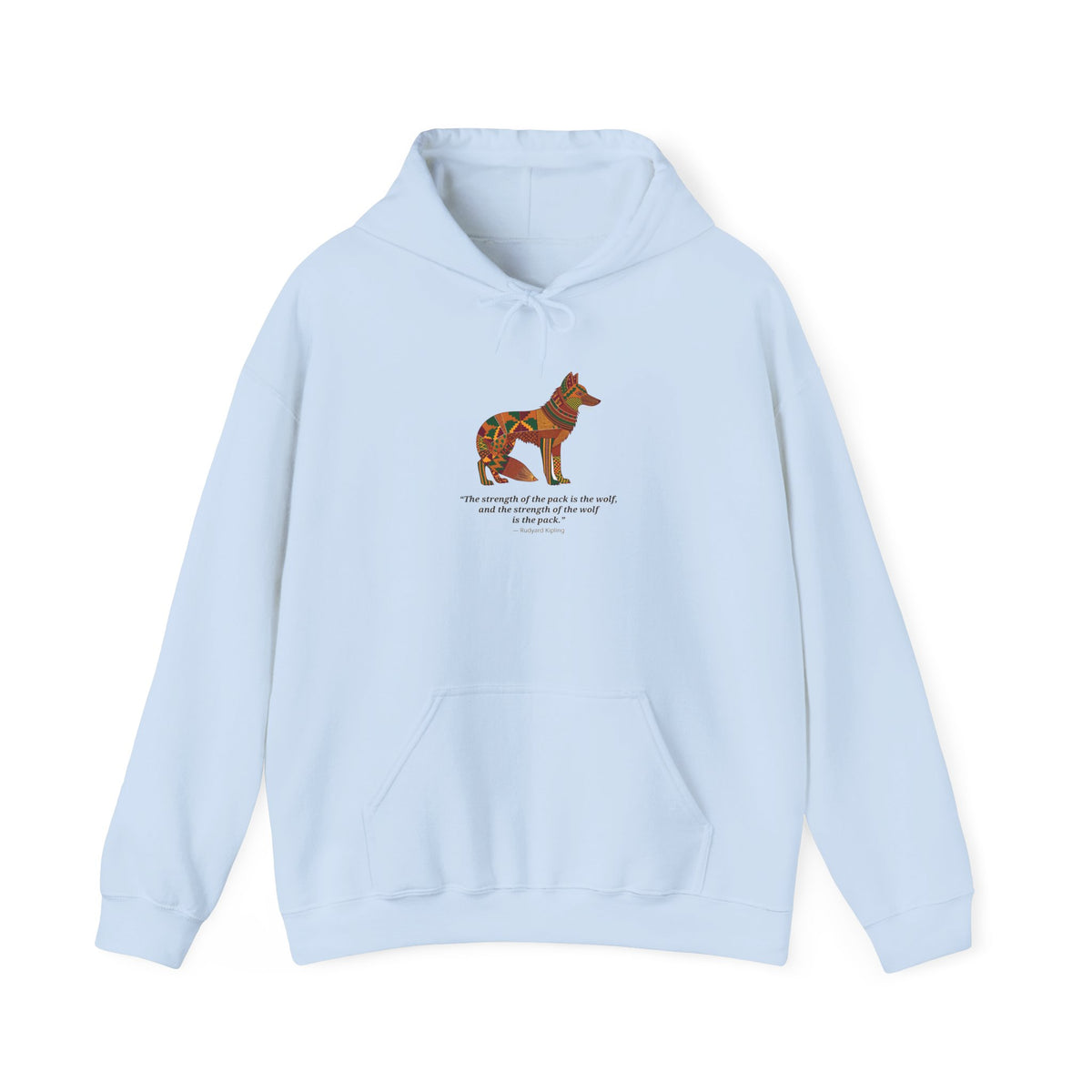 Lipemwear Kente Wolf Hoodie