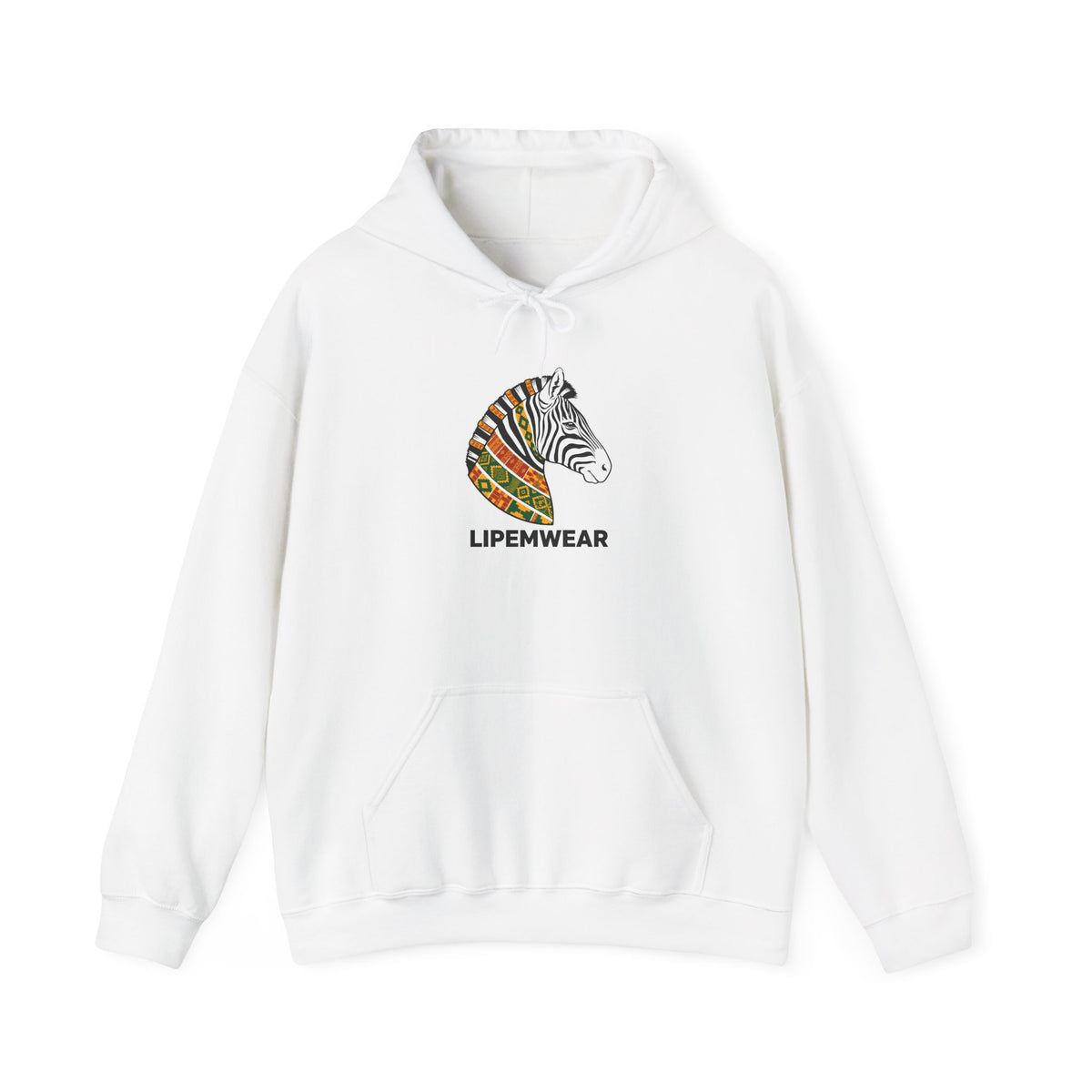Lipemwear Kente Zebra Hoodie