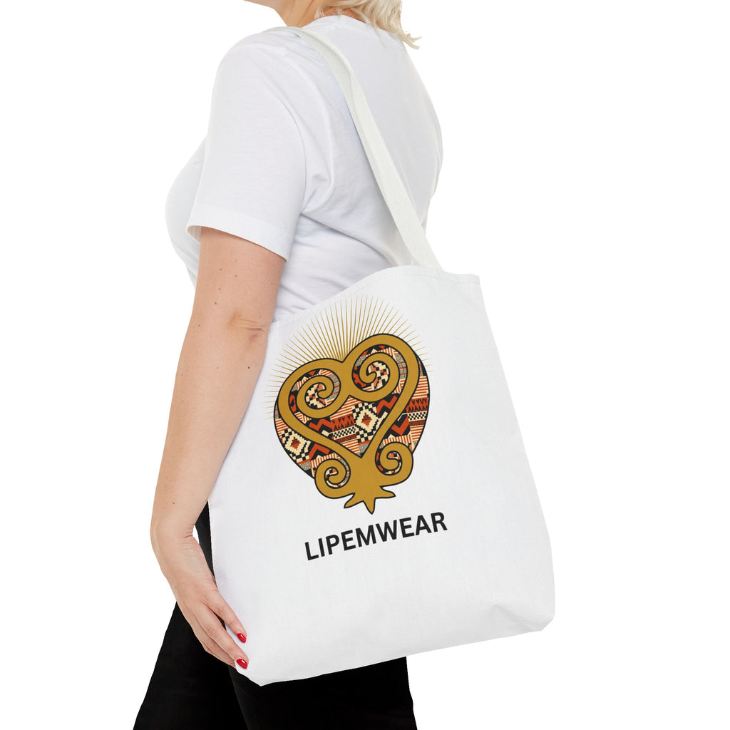 Lipemwear Sankofa Heart Tote Bag