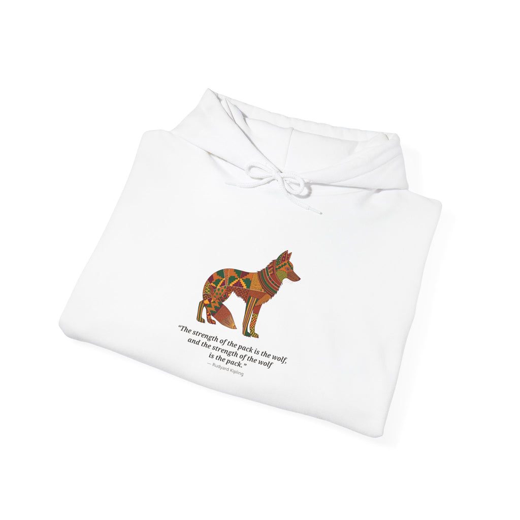 Lipemwear Kente Wolf Hoodie