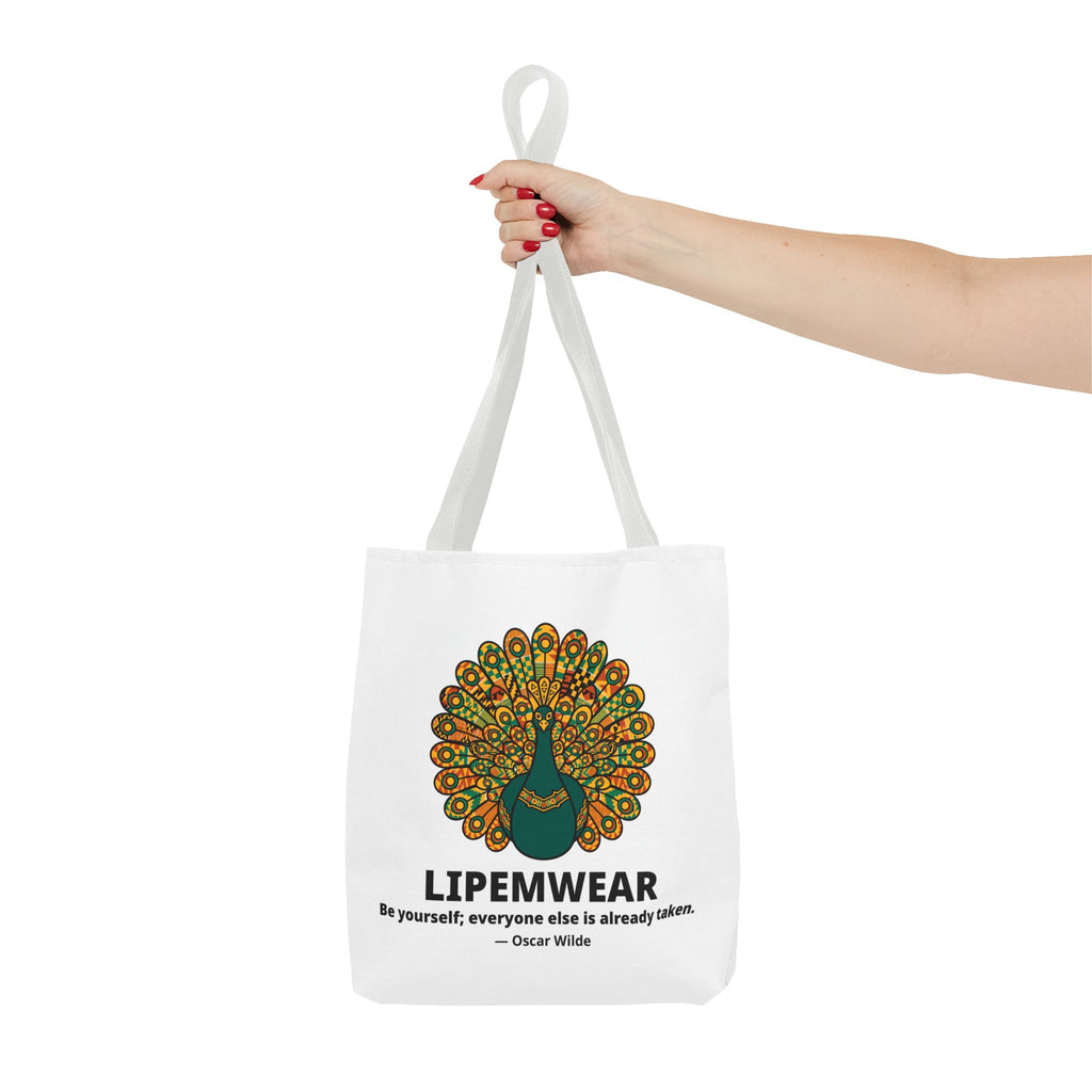 Lipemwear Kente Peacock Tote Bag