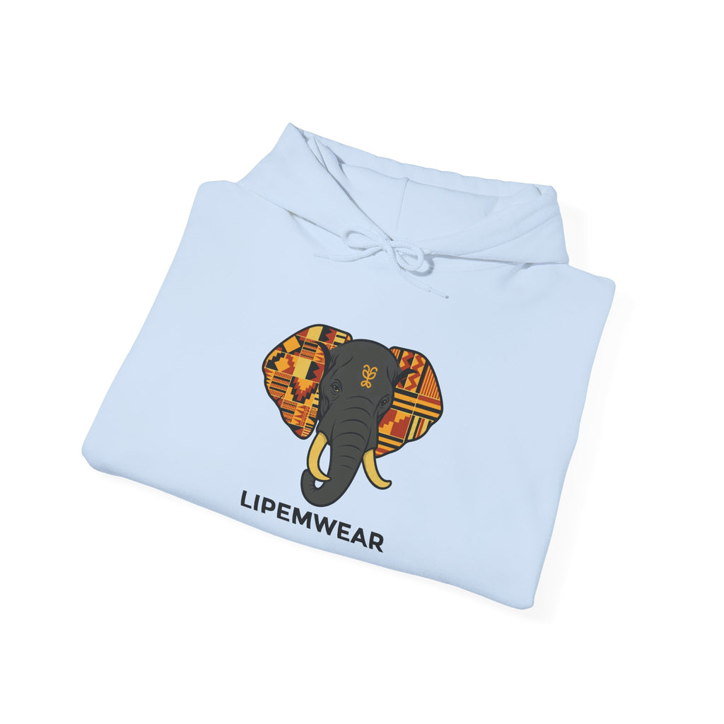Lipemwear Kente Elephant Hoodie