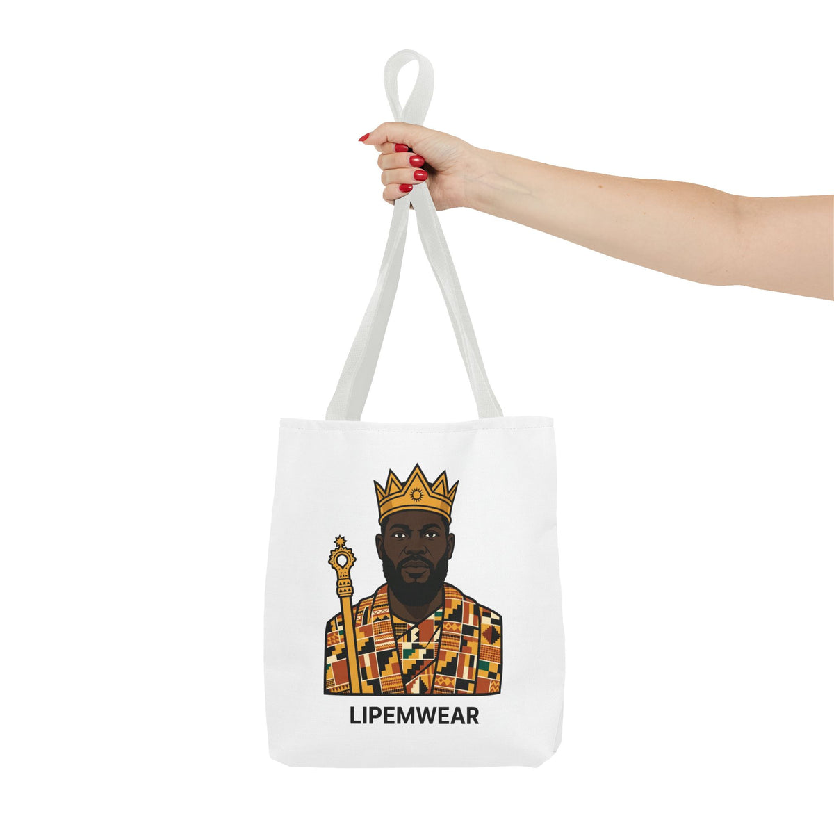 Lipemwear Kente King Tote Bag