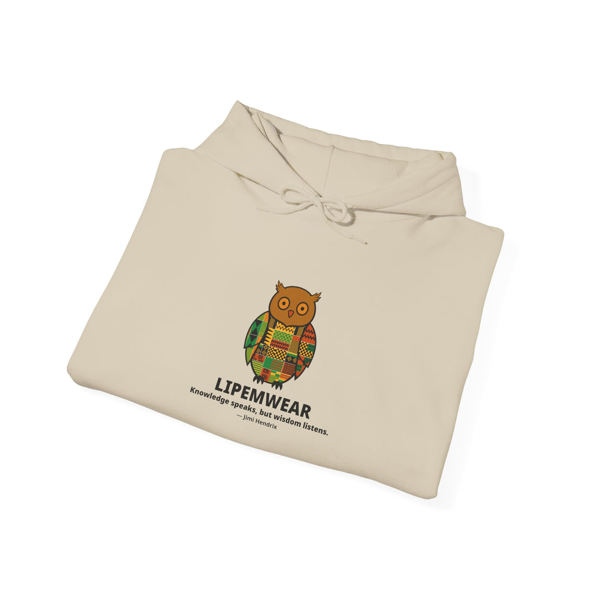 Lipemwear Kente Owl Hoodie