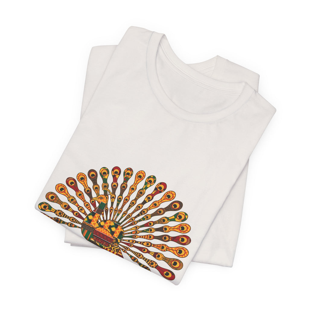 Kente Peacock Tee