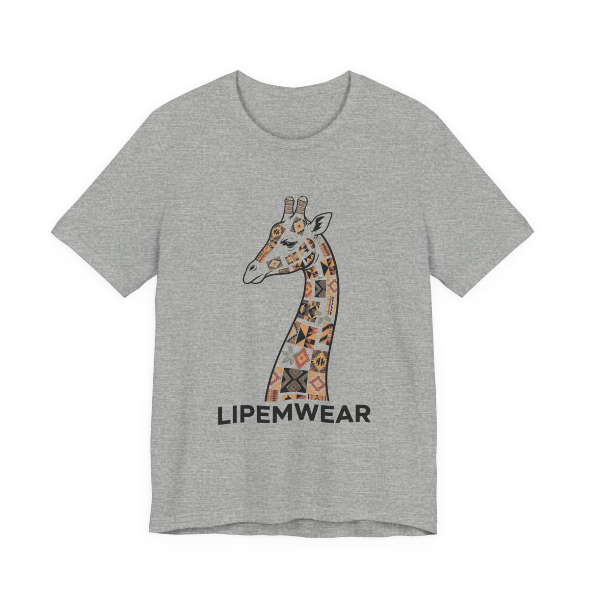 Lipemwear Kente Giraffe Tee