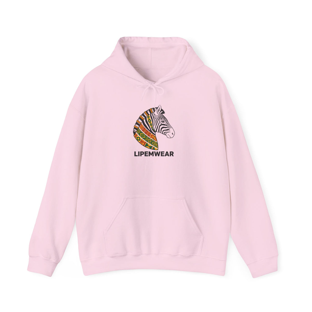 Lipemwear Kente Zebra Hoodie