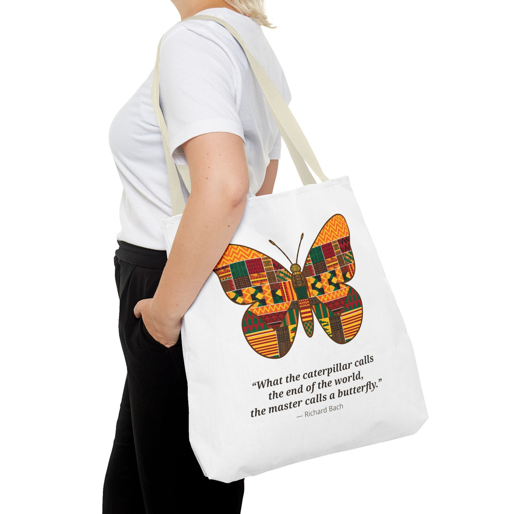 Kente Butterfly Tote Bag