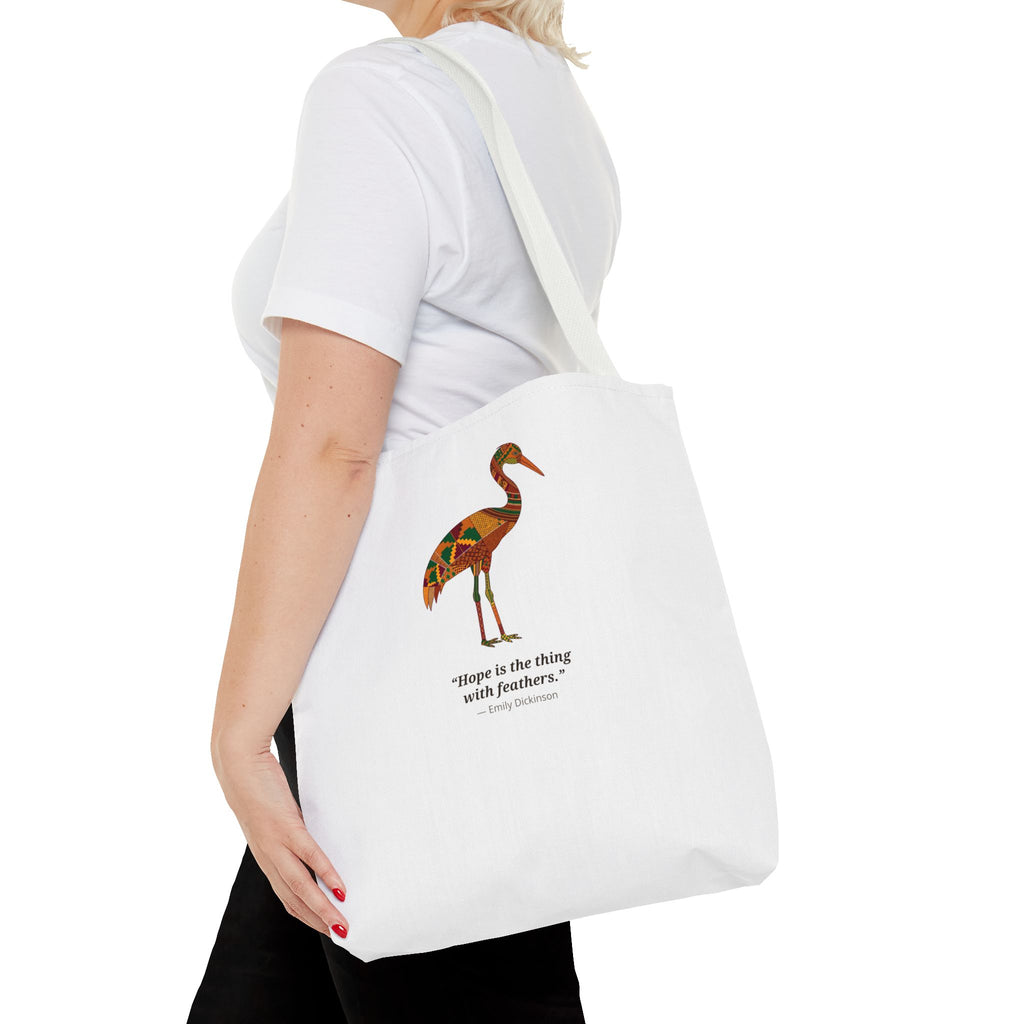 Lipemwear Kente Crane Tote Bag