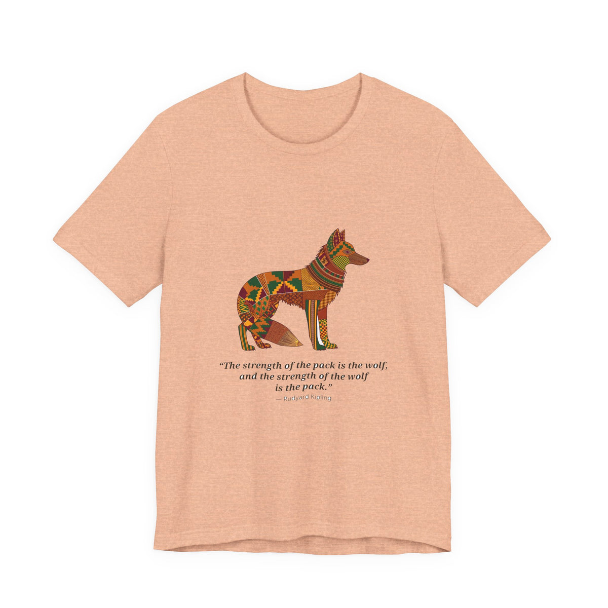 Lipemwear Kente Wolf Tee