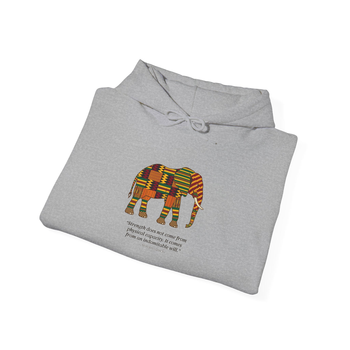 Kente Elephant Hoodie