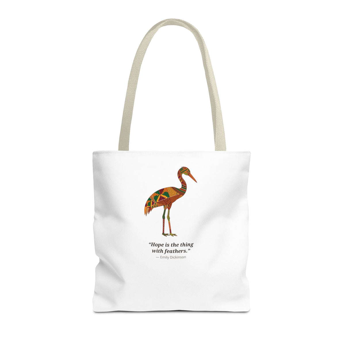 Lipemwear Kente Crane Tote Bag