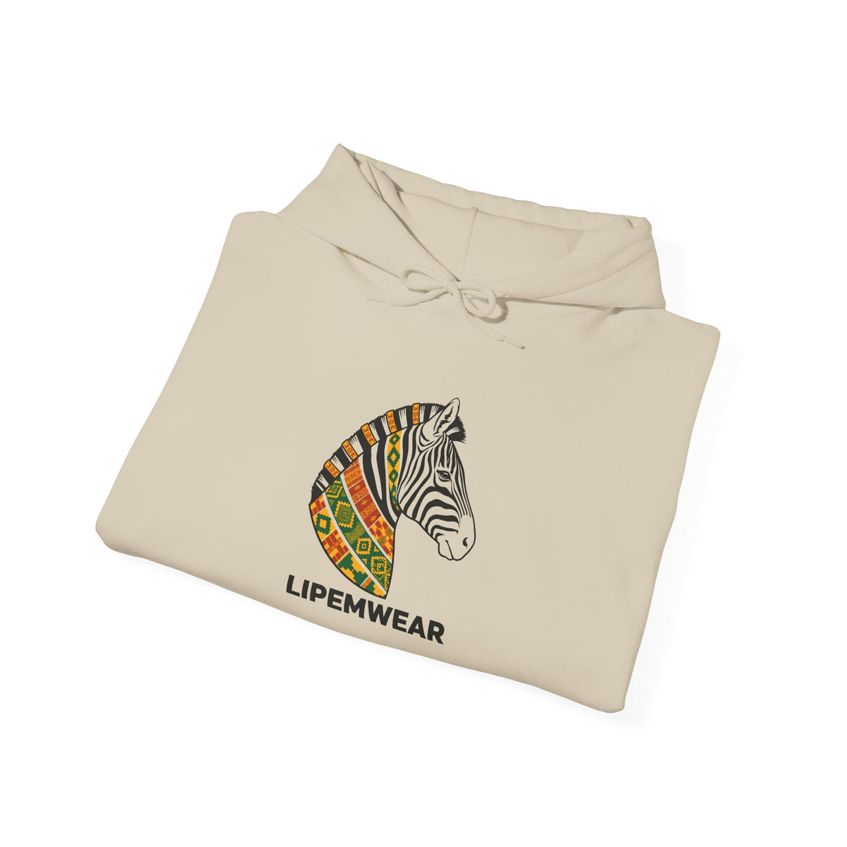 Lipemwear Kente Zebra Hoodie