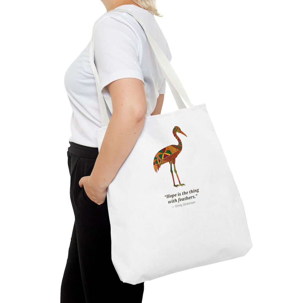 Lipemwear Kente Crane Tote Bag