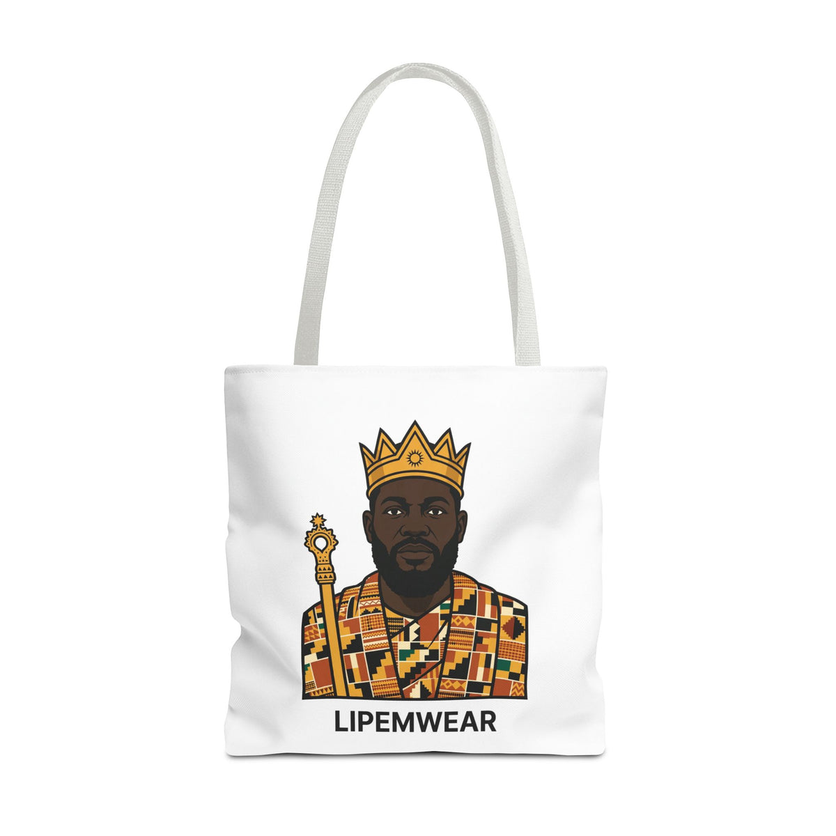 Lipemwear Kente King Tote Bag