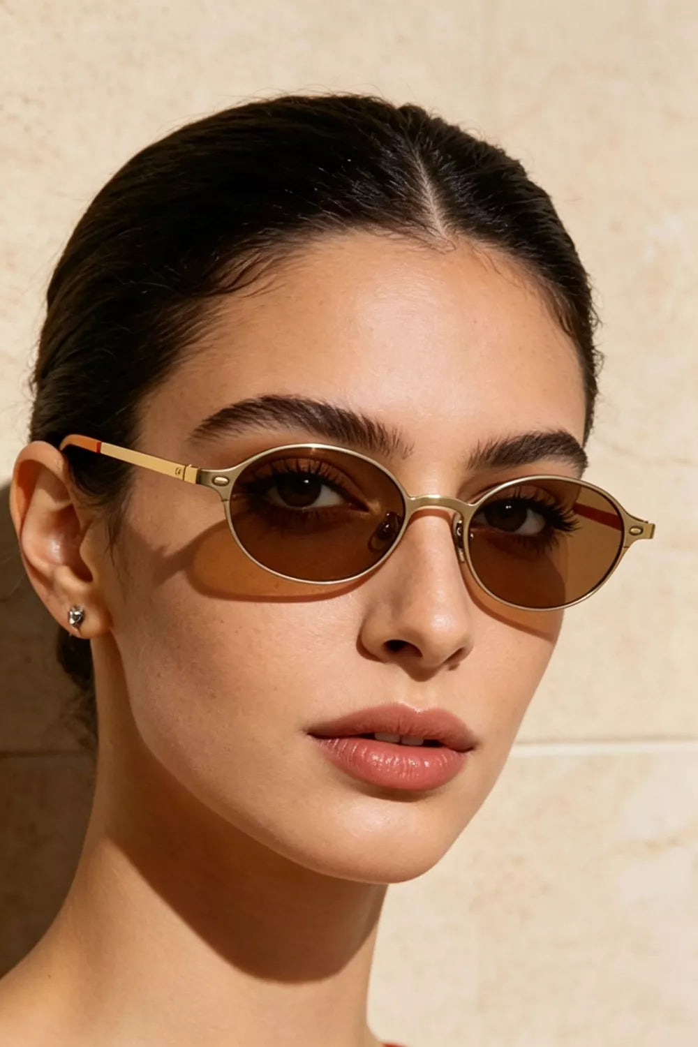 Vintage Oval Sunglasses Style A