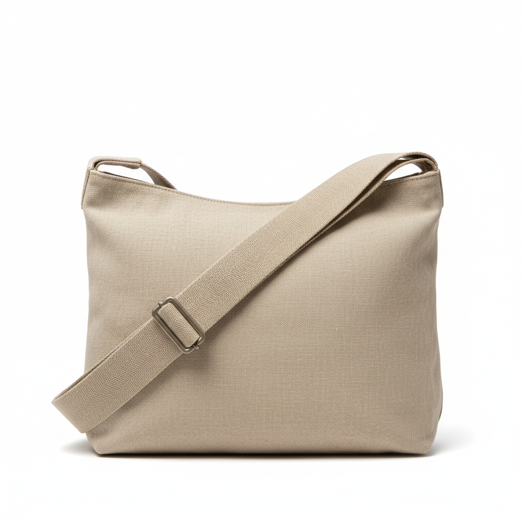 Large Canvas Crossbody Bag